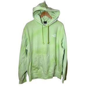 The North Face Tie Dye NF0A5J914Y8 Sharp Green Long Sleeve Pullover Hoodie Large